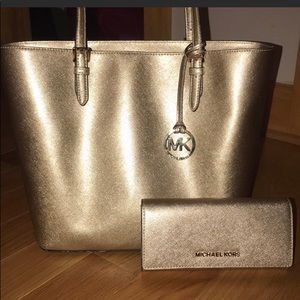 Michael Kors wallet and purse.